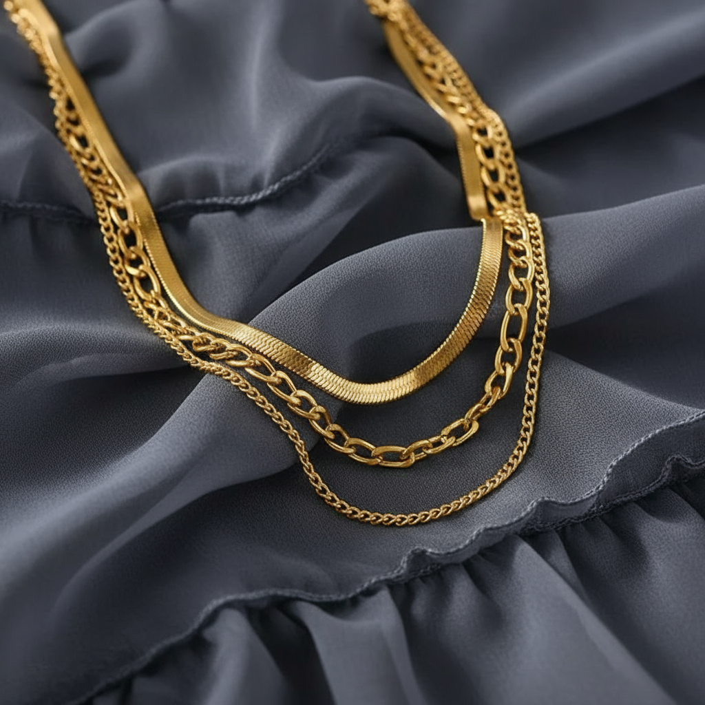 Trinity Layers Necklace