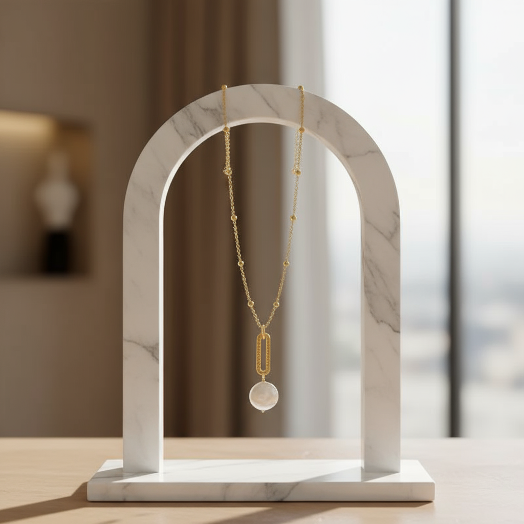 Vintage Aurelia Pearl Necklace