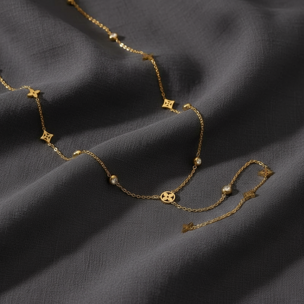 Petite Fortune Lariat Necklace