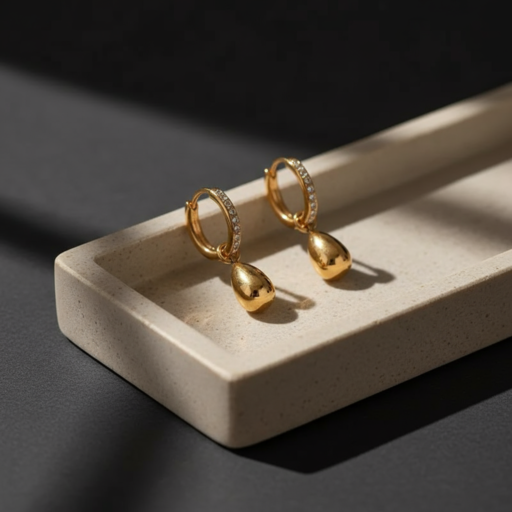 Glimmer Drop Earrings