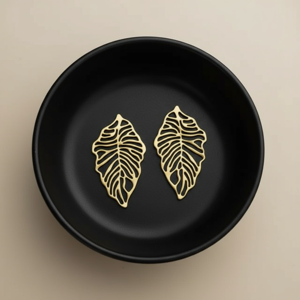 Golden Leaves Earrings