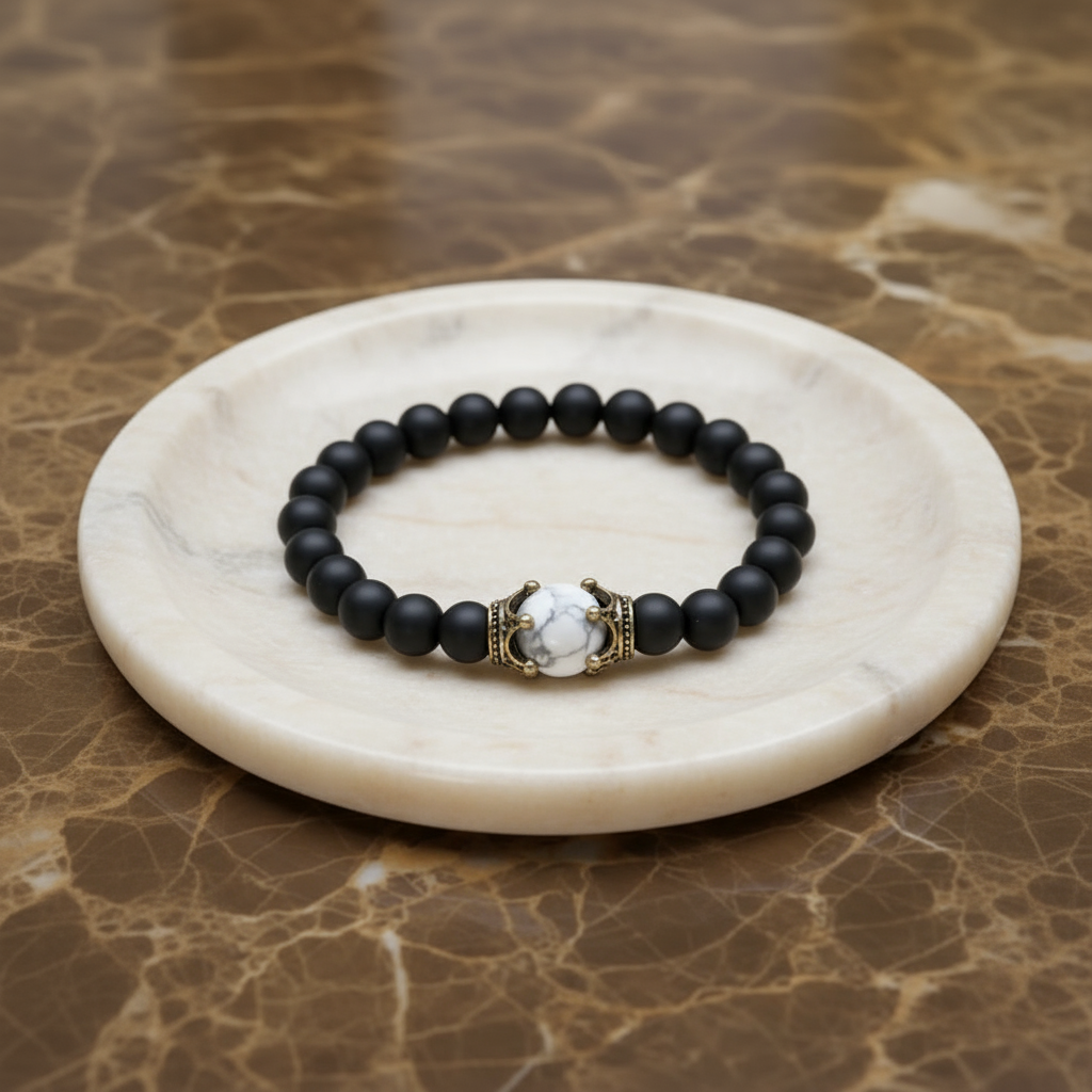 Beaded Crown Bracelet