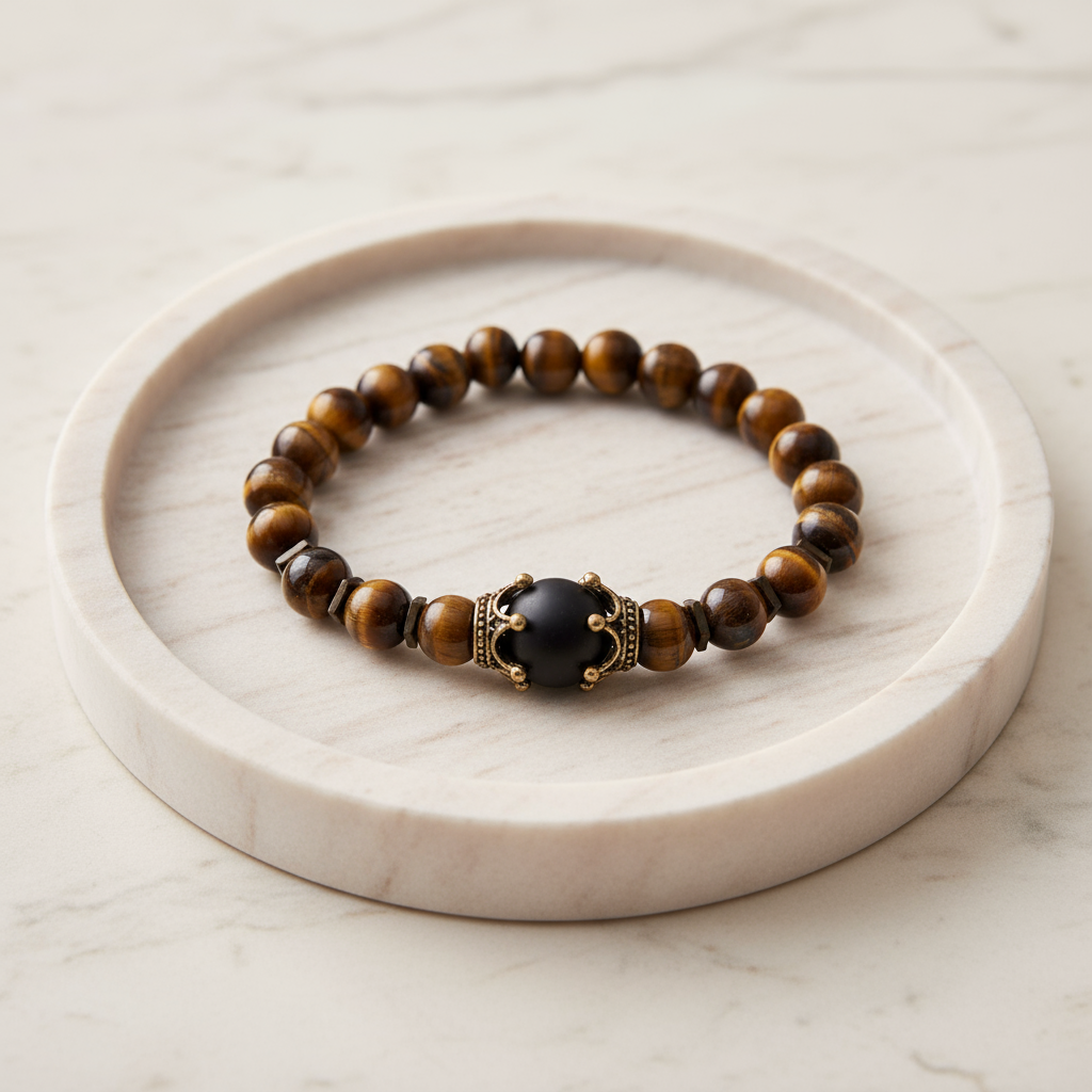 Beaded Crown Bracelet