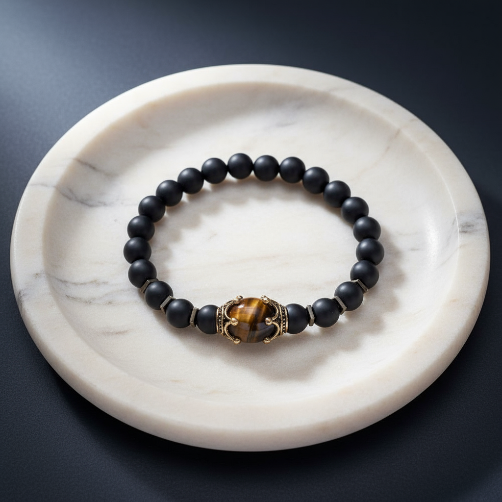 Beaded Crown Bracelet