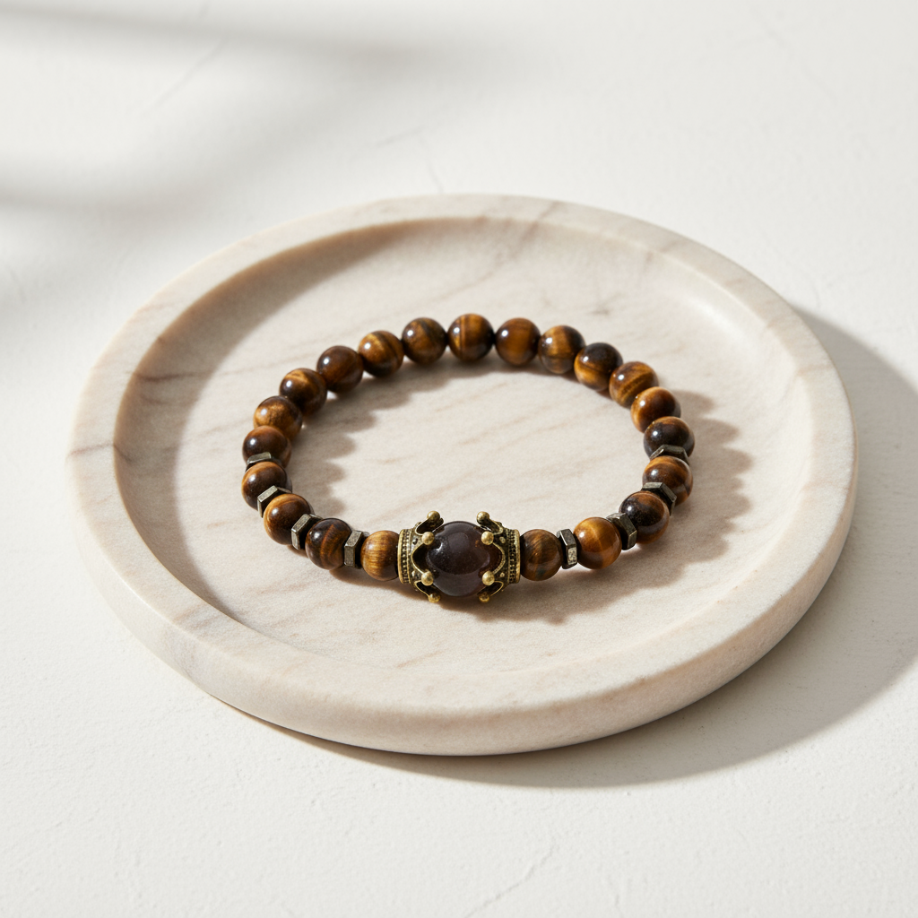 Beaded Crown Bracelet