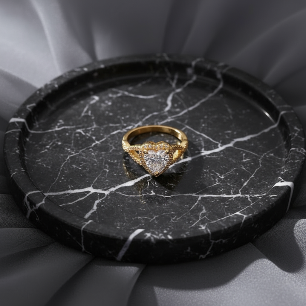 Serene Heart Ring