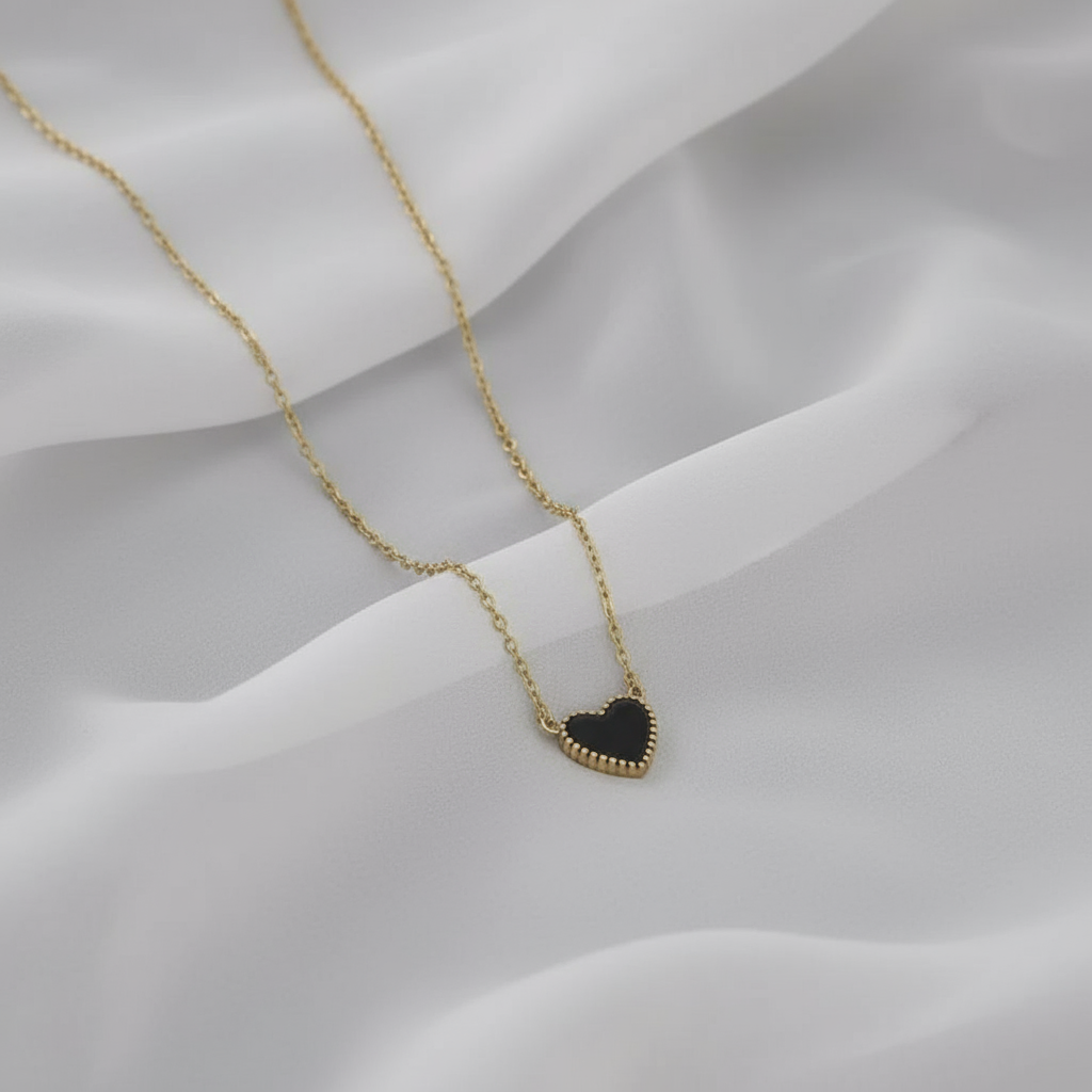 Cherished Heart Necklace (textured)