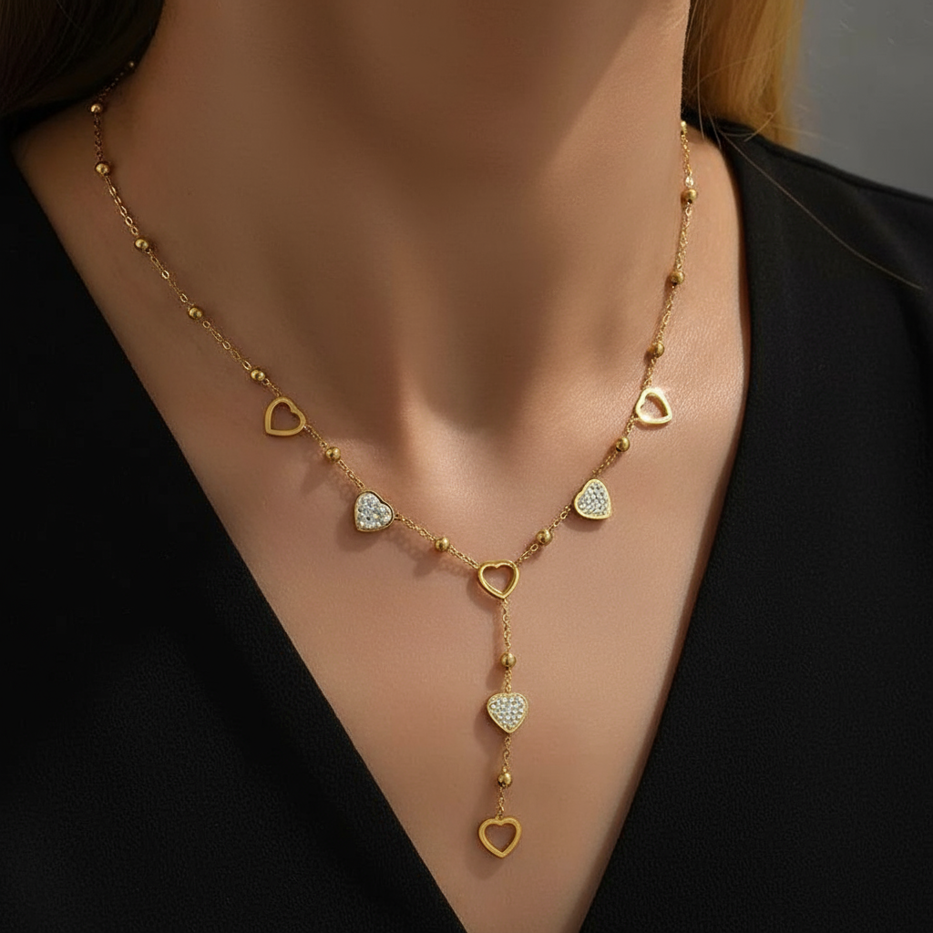 Hearts of Light Necklace