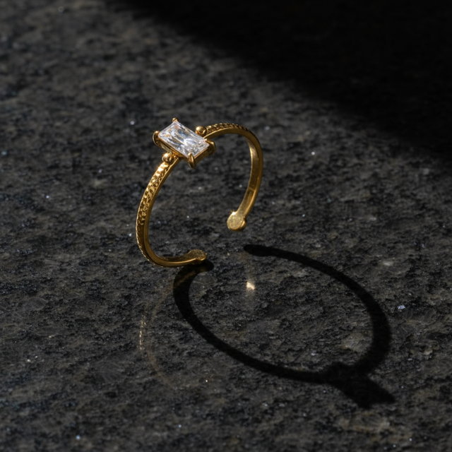 Luminous Loop Ring