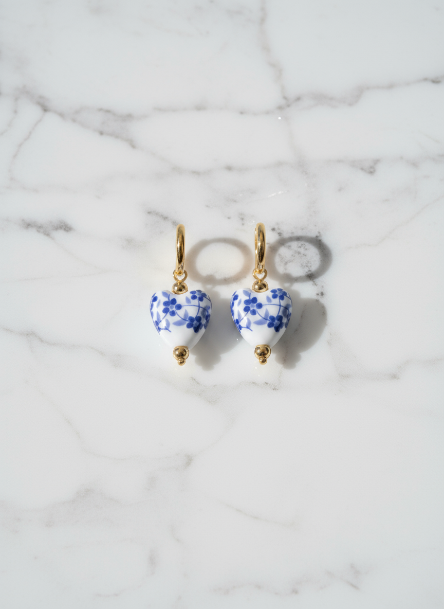 Blue Delft Earrings