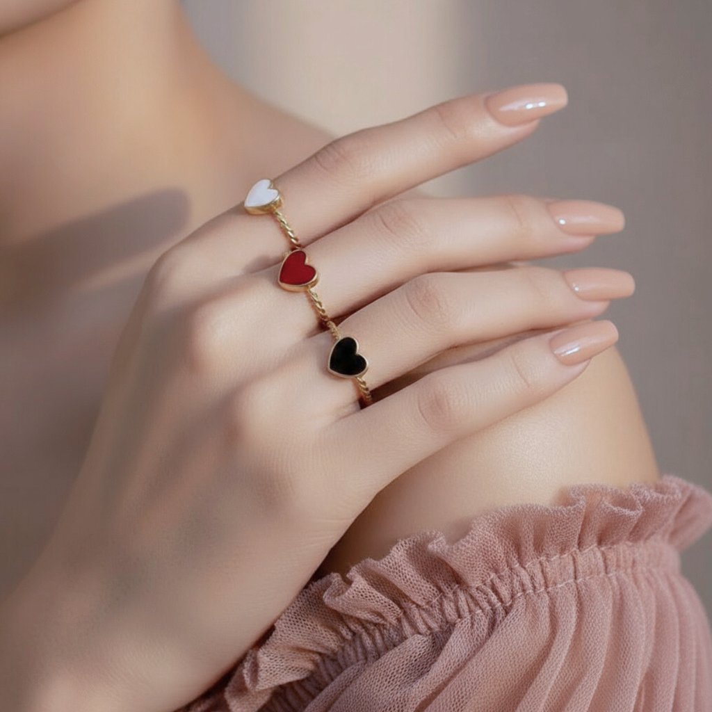 Cherished Heart Rings