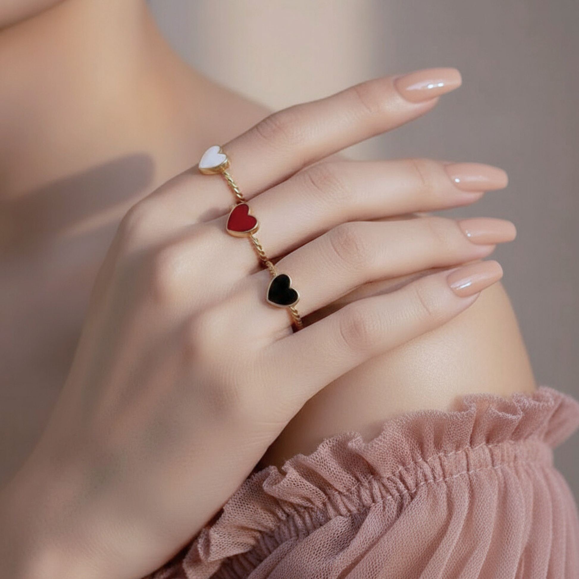 Cherished Heart Rings