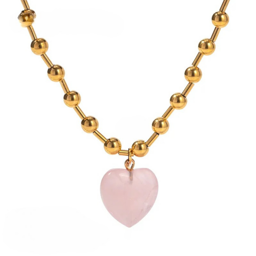 Beaded Heart Necklace