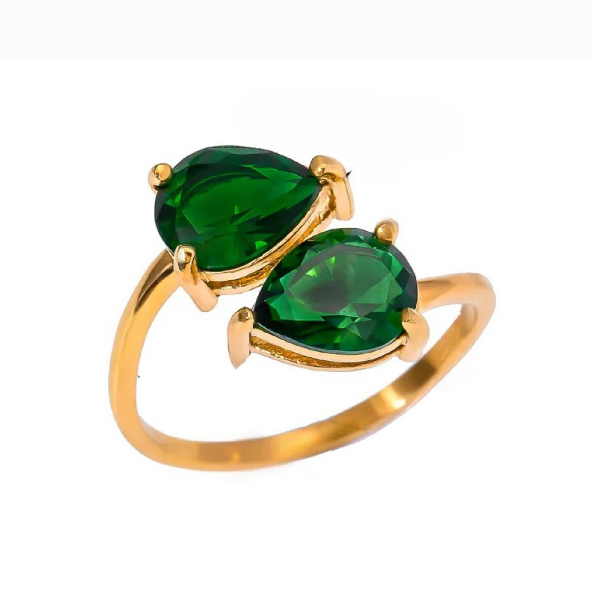 Emerald Balance Ring